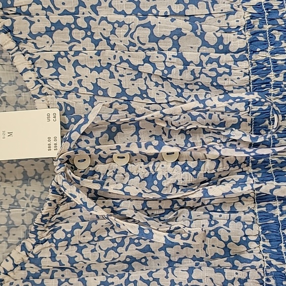 Anthropologie Puff-Sleeve Tiered Mini Dress - Picture 5 of 10